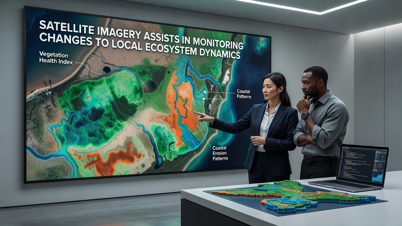 Satellite Imagery Assists in Monitoring Changes to Local Ecosystem Dynamics